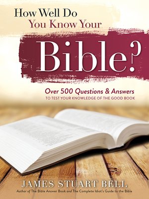 cover image of How Well Do You Know Your Bible?